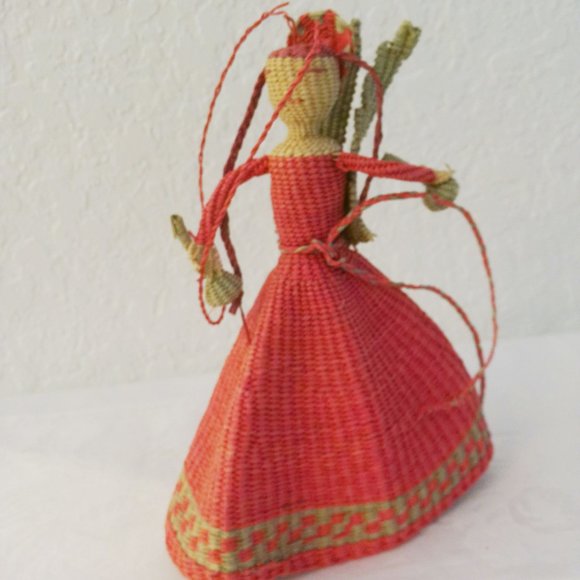 Vintage Colombian Angel Ornaments, Set of 4 - Picture 4 of 9